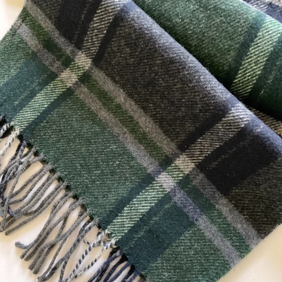 ITALIAN WOOLLEN TREASURES Men's Italian Lambswool Scarf NWT - Picture 3 of 6